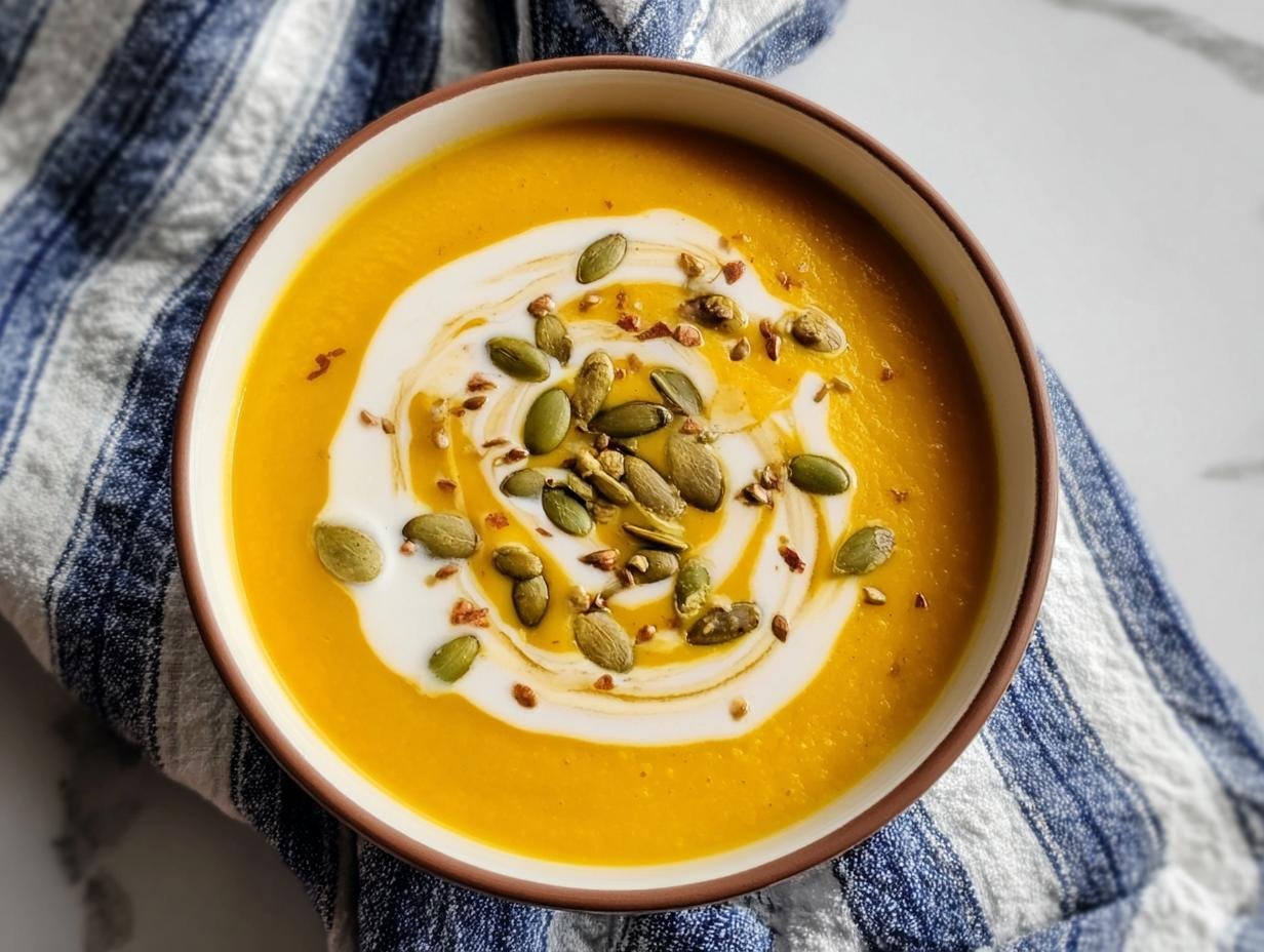 Delicious Vegan Butternut Squash Soup: 1-Hour Magic - Vegan Butternut Squash Soup - main visual representation