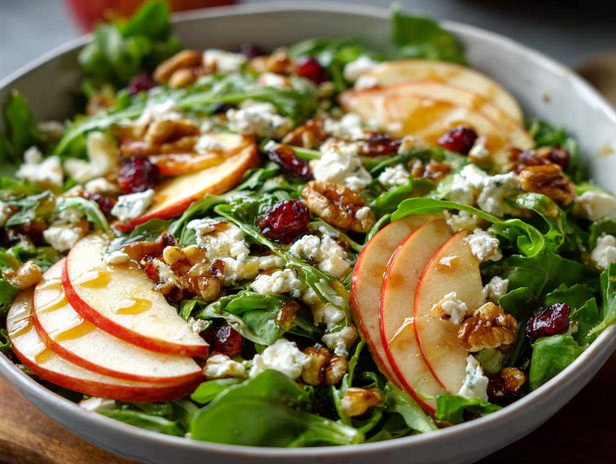 Apple Arugula Salad: Amazing Burst of Freshness - Apple Arugula Salad - additional detail