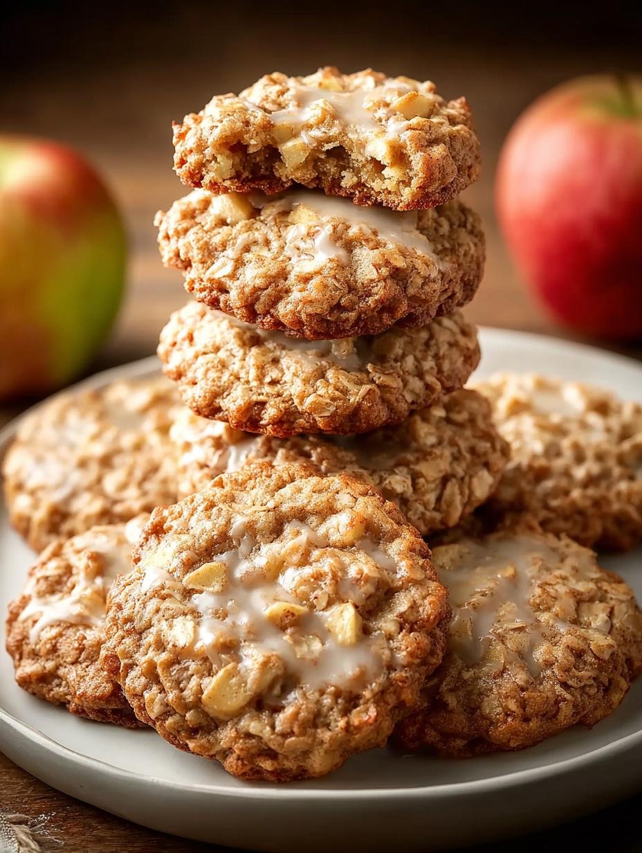 Delicious Apple Cinnamon Oatmeal Cookies for Fall Bliss - Apple Cinnamon Oatmeal Cookies - additional detail