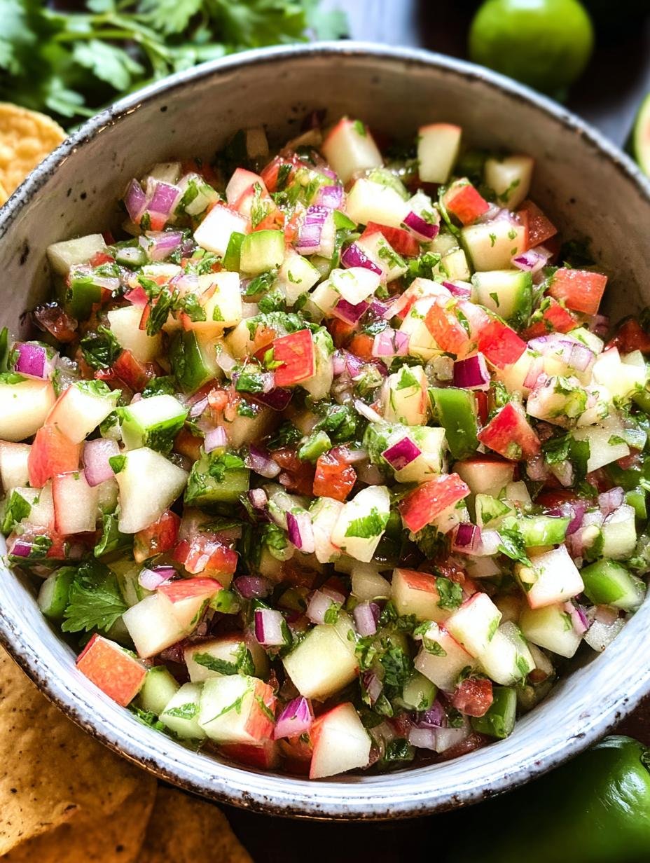 Apple Salsa: 15-Minute Sweet & Spicy Perfection!