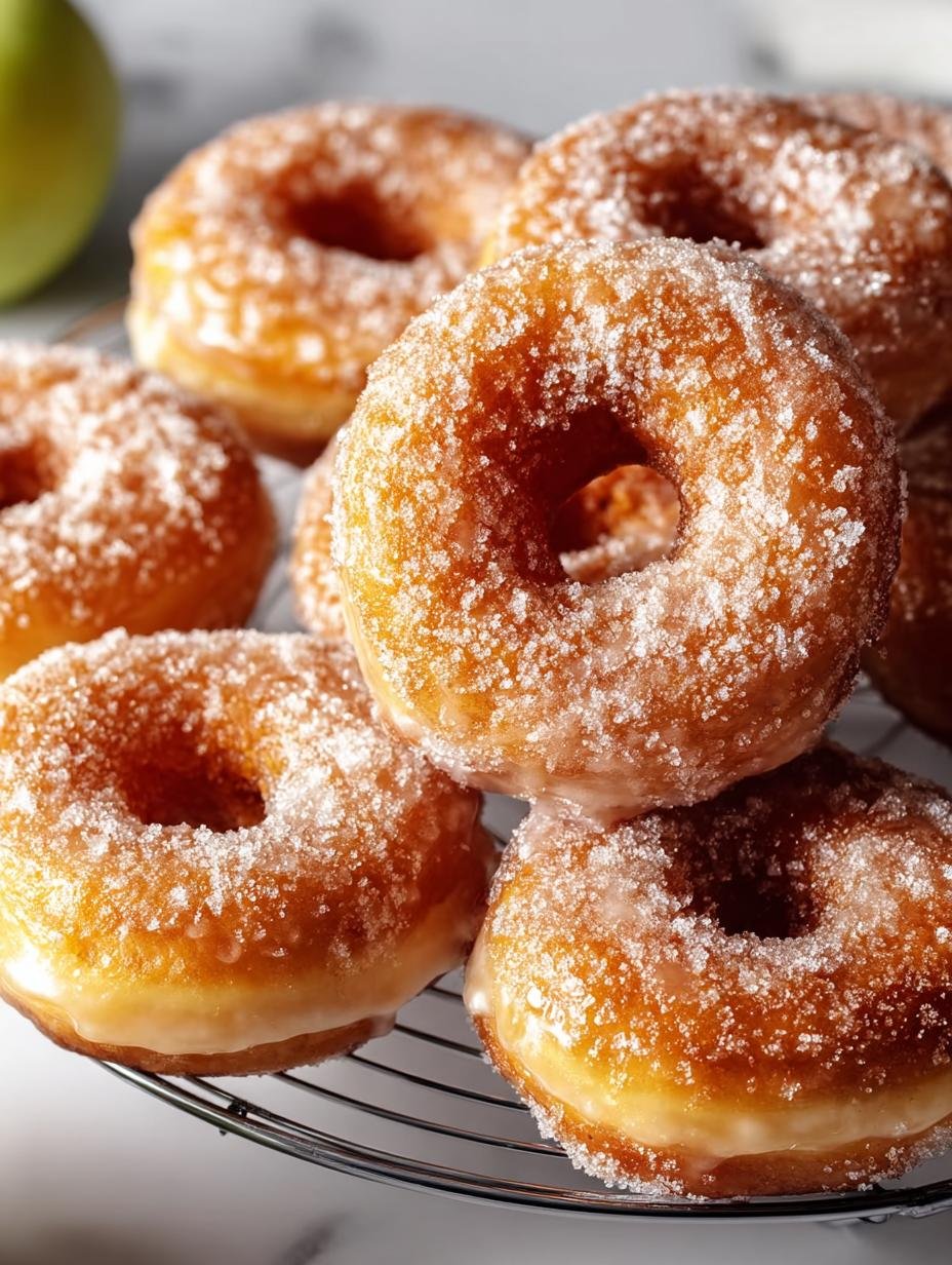 Irresistible Baked Apple Donuts for Cozy Fall Mornings - Baked Apple Donuts - additional detail