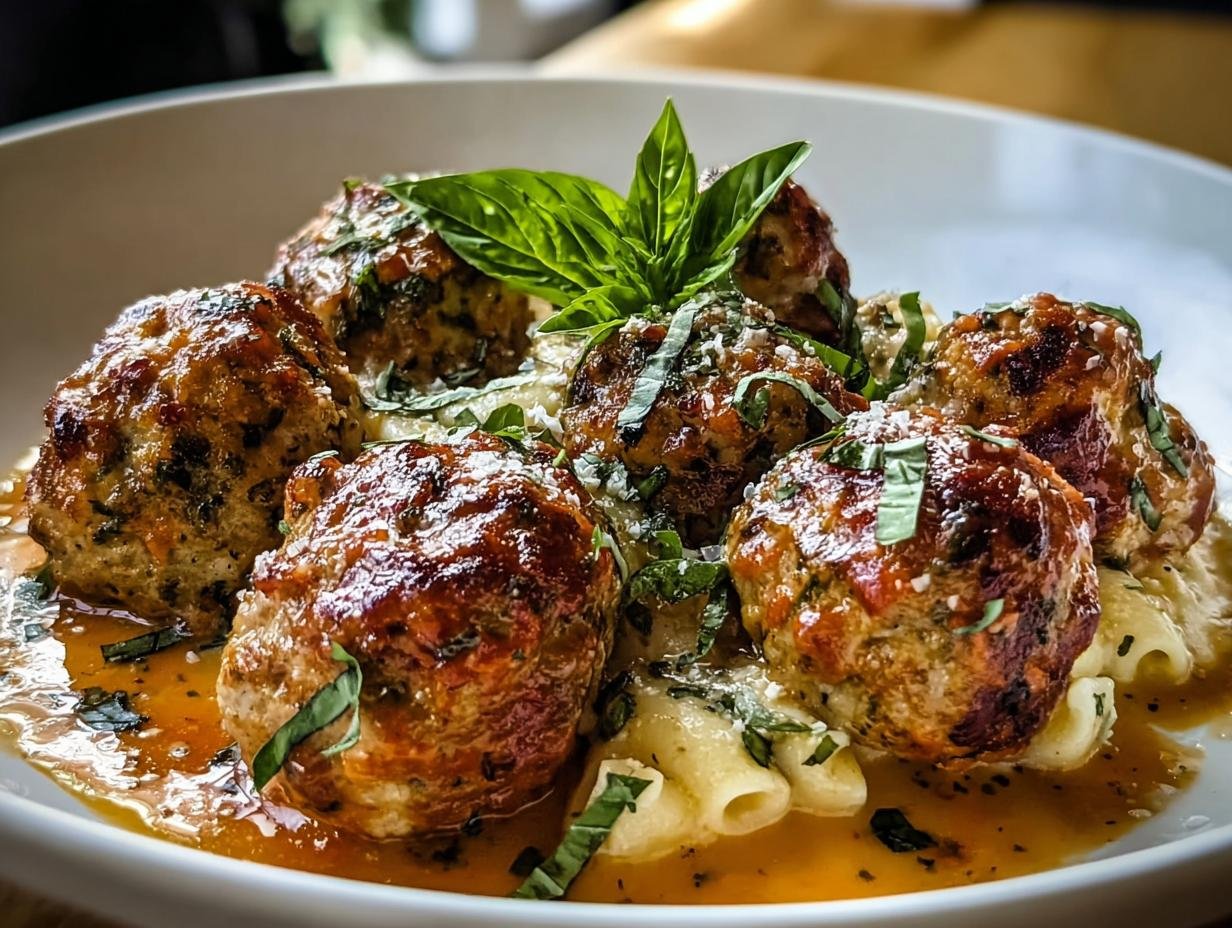 Perfect Baked Chicken Ricotta Meatballs (165°F) - Baked Chicken Ricotta Meatballs - additional detail