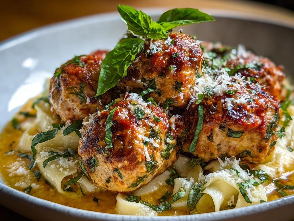 Perfect Baked Chicken Ricotta Meatballs (165°F)