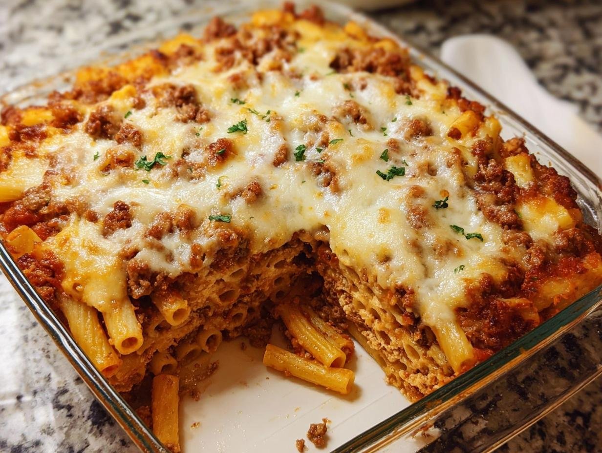 Wonderful Baked Ziti: Comfort food in 1 Hour - Baked Ziti - additional detail