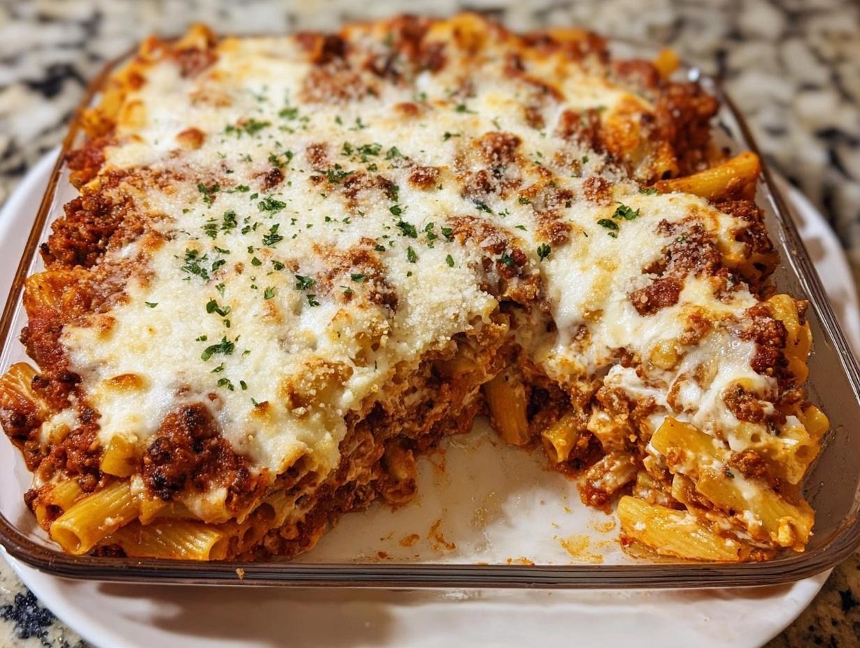 Wonderful Baked Ziti: Comfort food in 1 Hour - Baked Ziti - additional detail