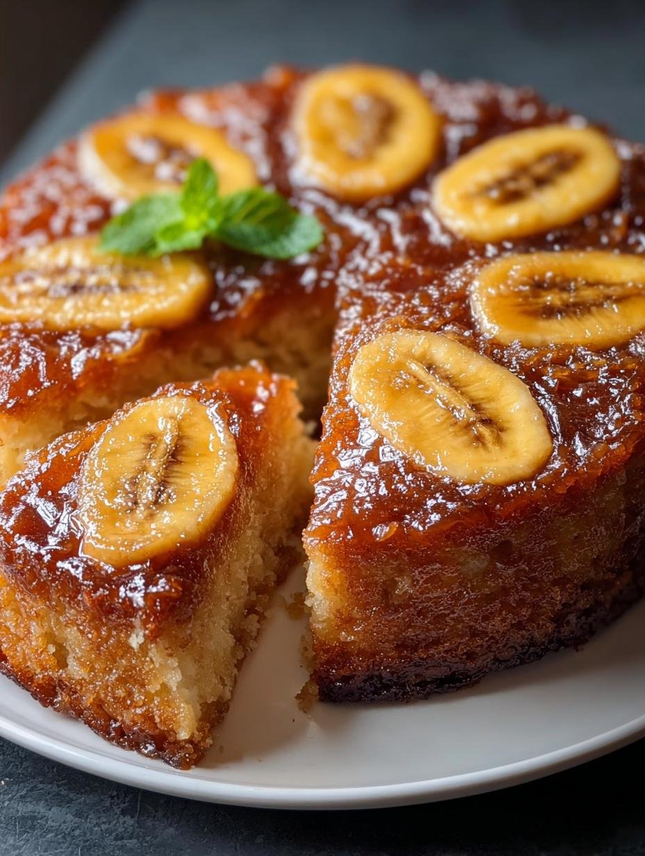 Banana Upside Down Cake