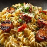 Cajun Smoked Sausage Alfredo