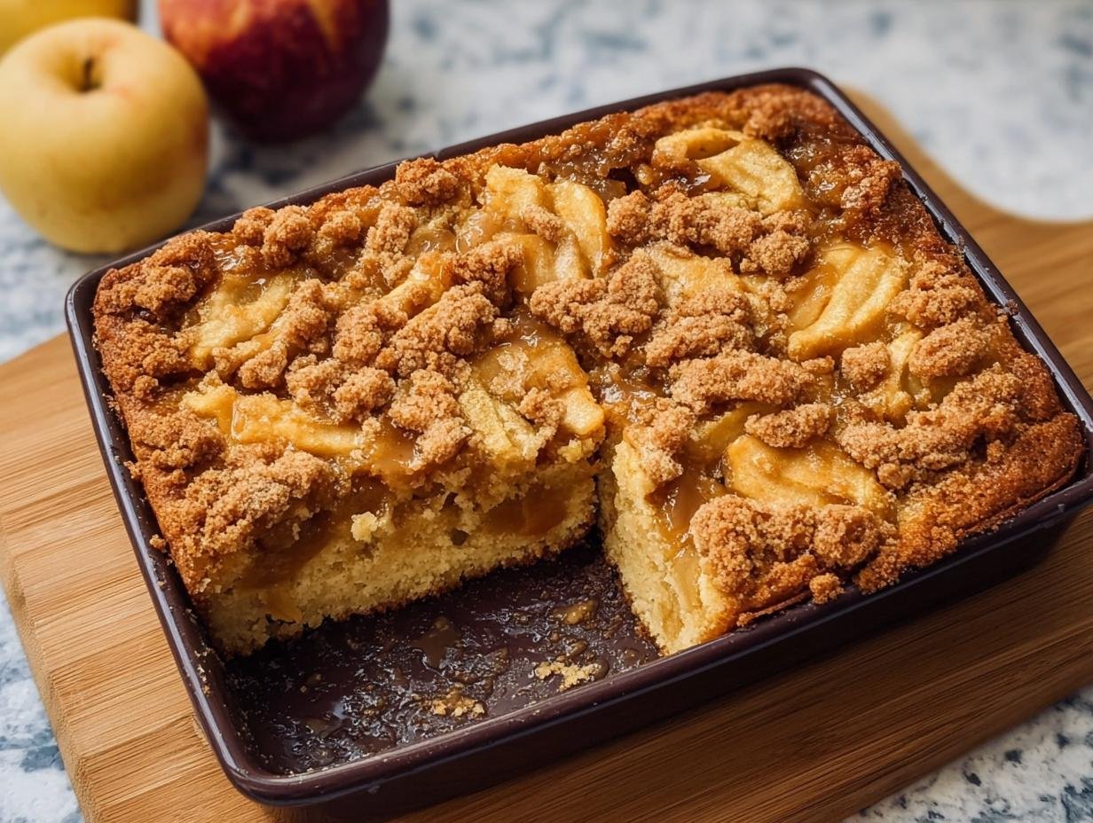 Caramel Apple Dump Cake: Easy & Amazing Dessert - Caramel Apple Dump Cake - additional detail