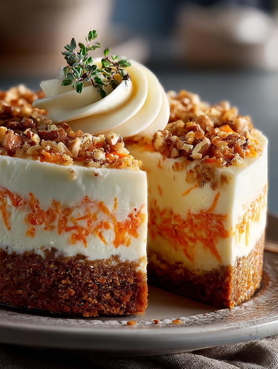 Carrot Cake Cheesecake with