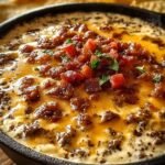 Cheeseburger Queso Dip