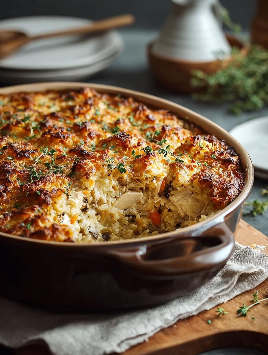 Chicken Wild Rice Casserole: 7 Comforting Ingredients - Chicken Wild Rice Casserole - main visual representation