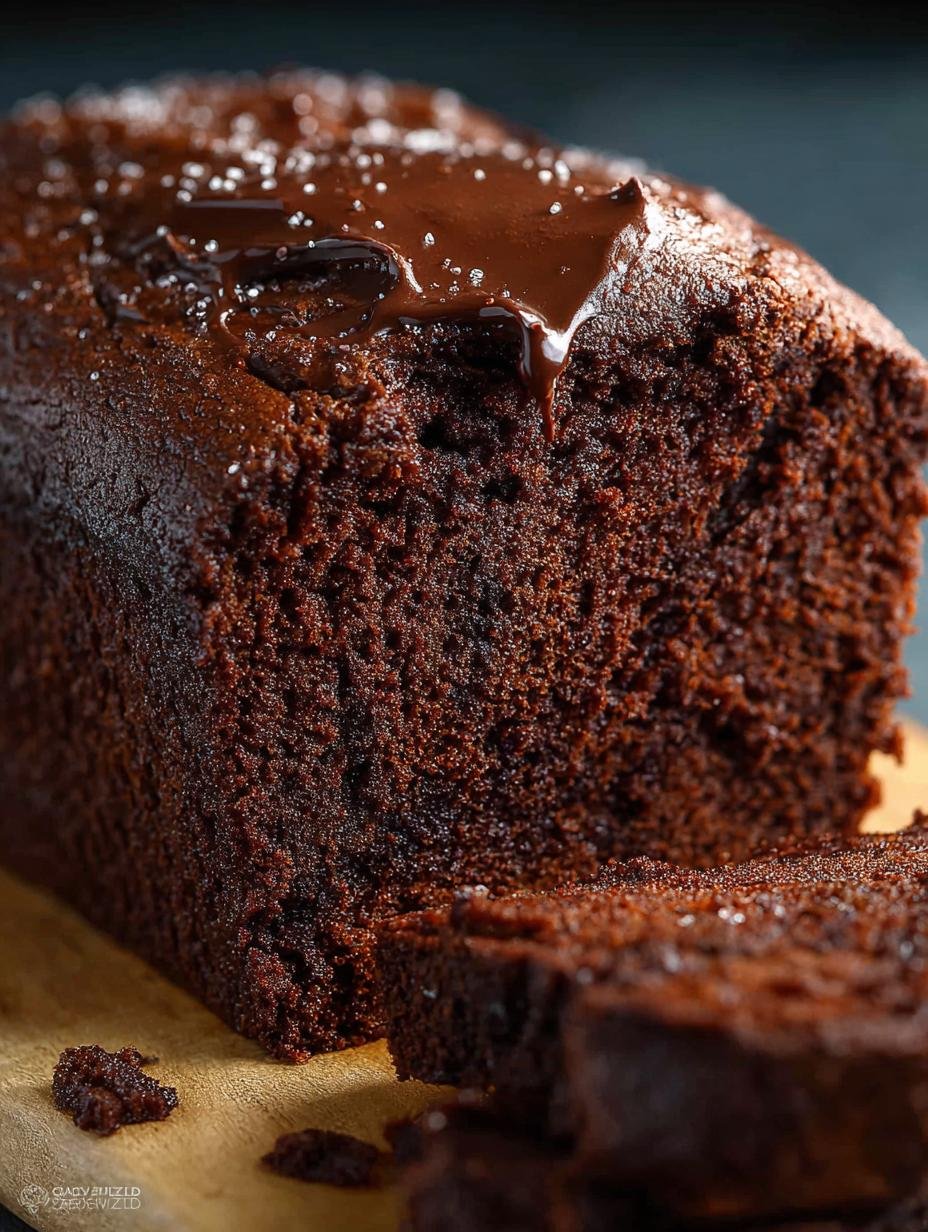 Delicious Chocolate Loaf Cake You Can't Resist - Chocolate Loaf Cake - additional detail