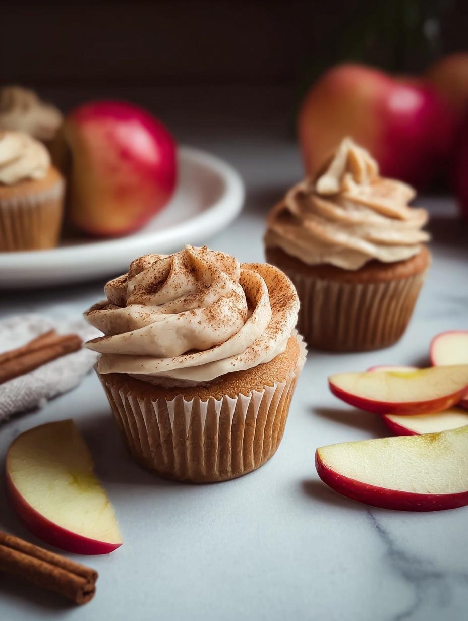 Cinnamon Apple Cupcakes - main visual representation
