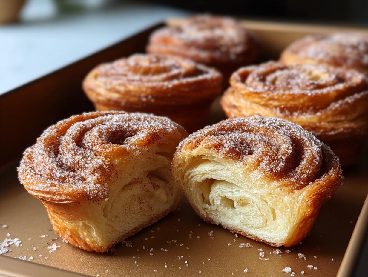 Amazing Cinnamon Sugar Cruffins: Easy 1 Hour Recipe - Cinnamon Sugar Cruffins - additional detail