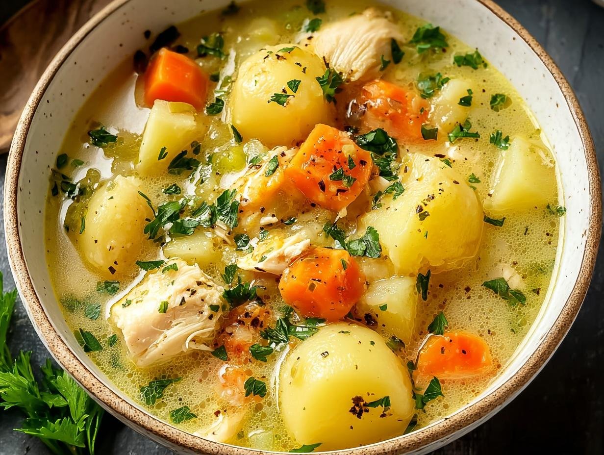 Perfect Chicken Soup Potatoes