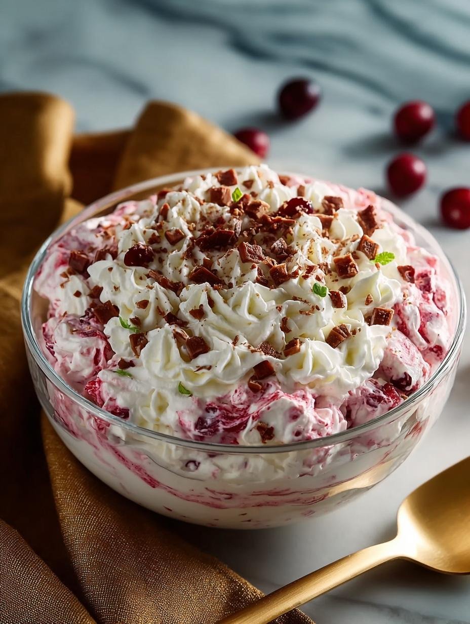 Delicious Cranberry Fluff Salad: 5 Easy Steps - Cranberry Fluff Salad - main visual representation