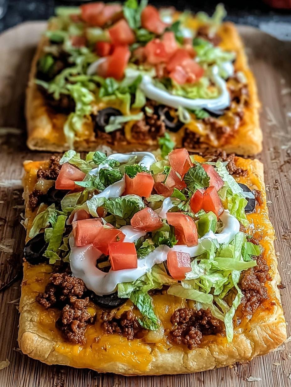 Amazing Crescent Roll Taco Pizza in 30 Mins - Crescent Roll Taco Pizza - main visual representation