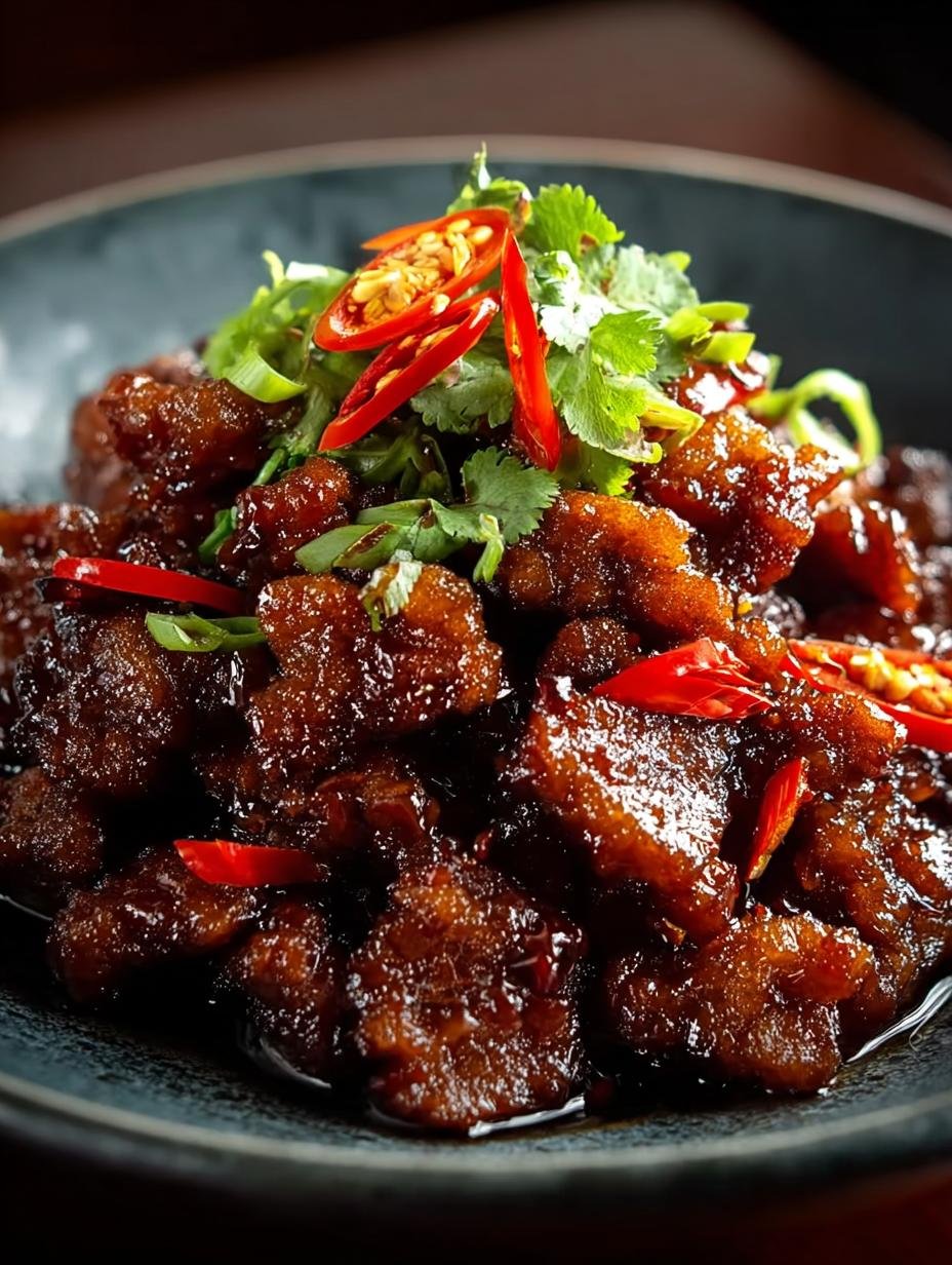 Crispy Chilli Beef: 7 Steps to Dinner Perfection - Crispy Chilli Beef - additional detail