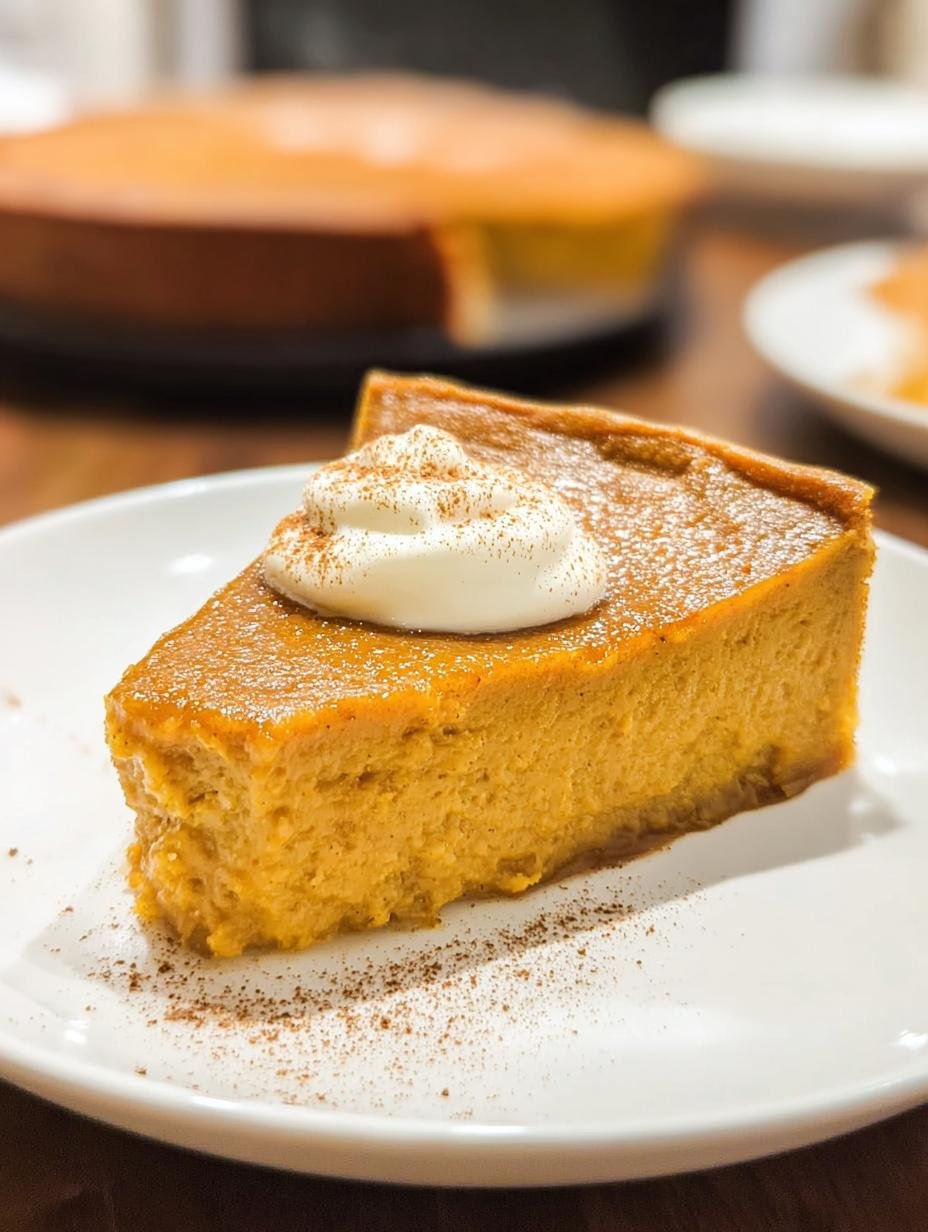Crustless Pumpkin Pie: 1 Amazing Dessert!