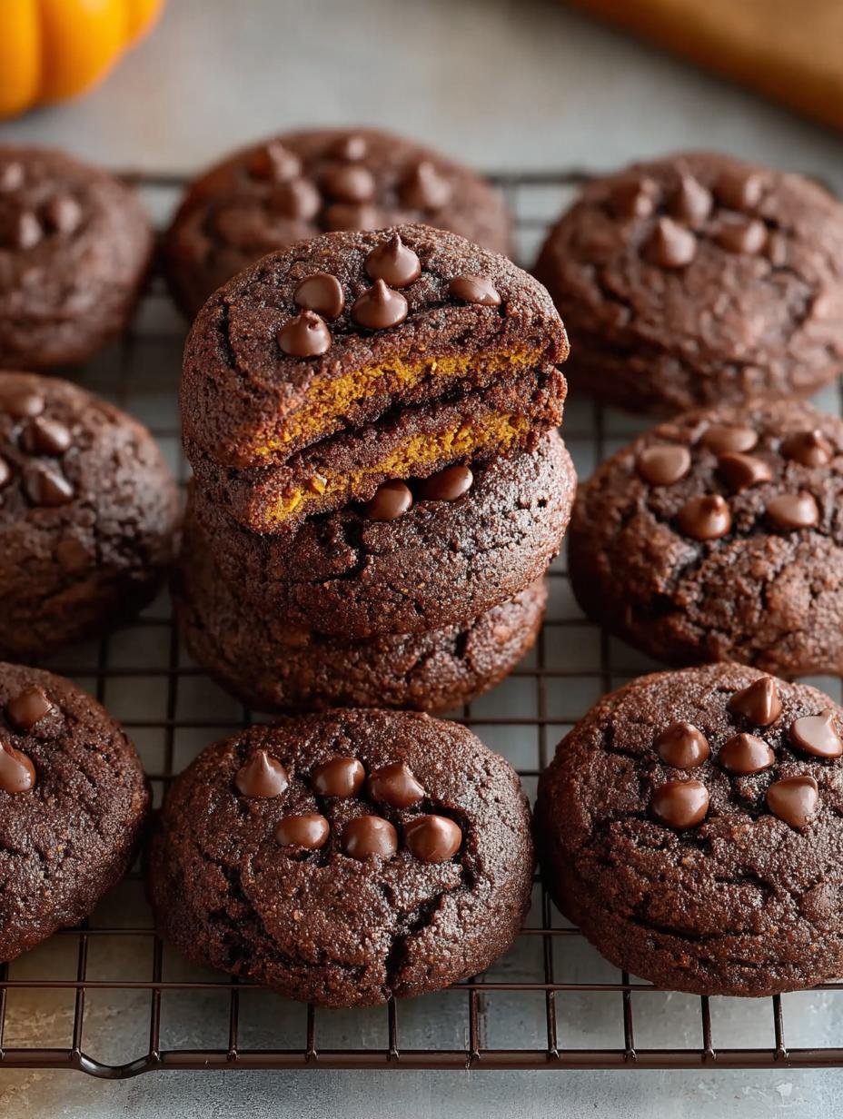 Double Chocolate Pumpkin Cookies You’ll Adore