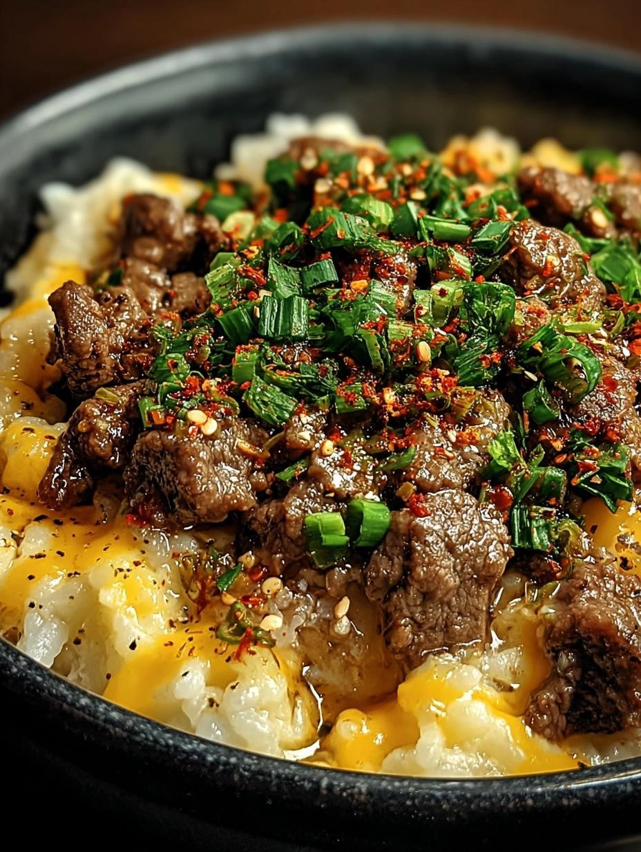 Amazing Garlic Butter Beef Bowl in Just 1 Hour - Garlic Butter Beef Bowl - additional detail
