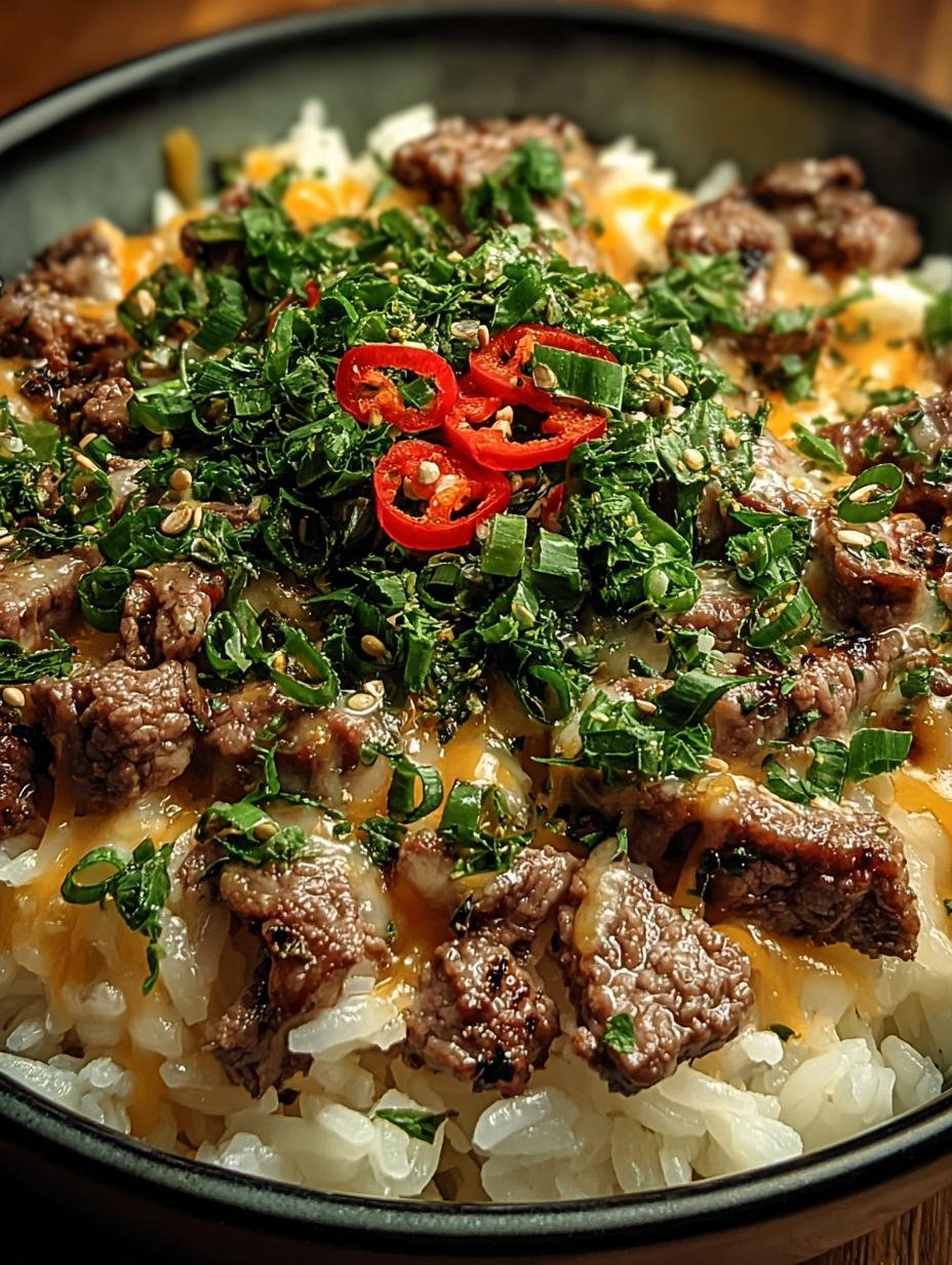 Amazing Garlic Butter Beef Bowl in Just 1 Hour