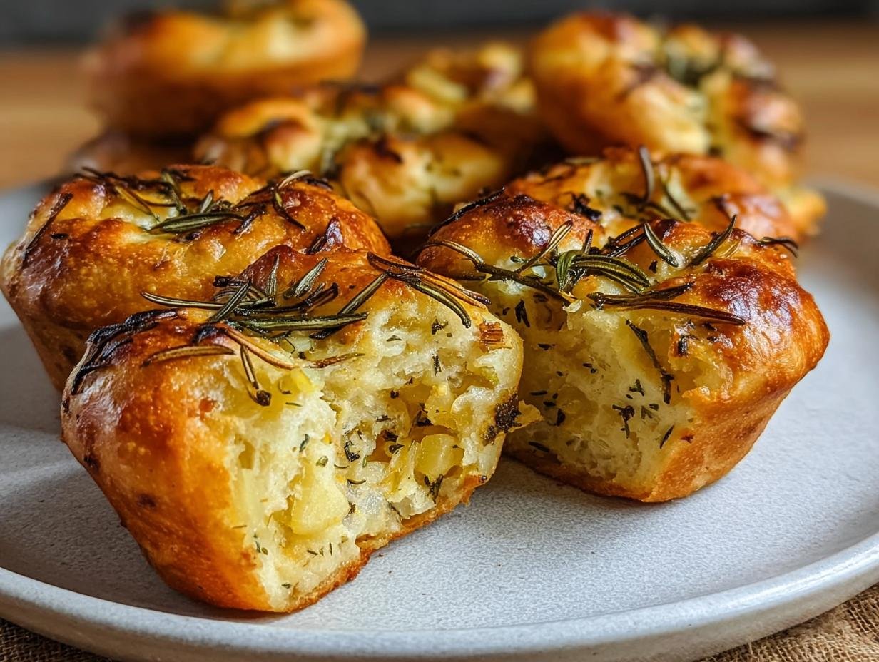 Golden Crust Garlic Rosemary: Amazing 12-Muffin Recipe - Golden Crust Garlic Rosemary - additional detail