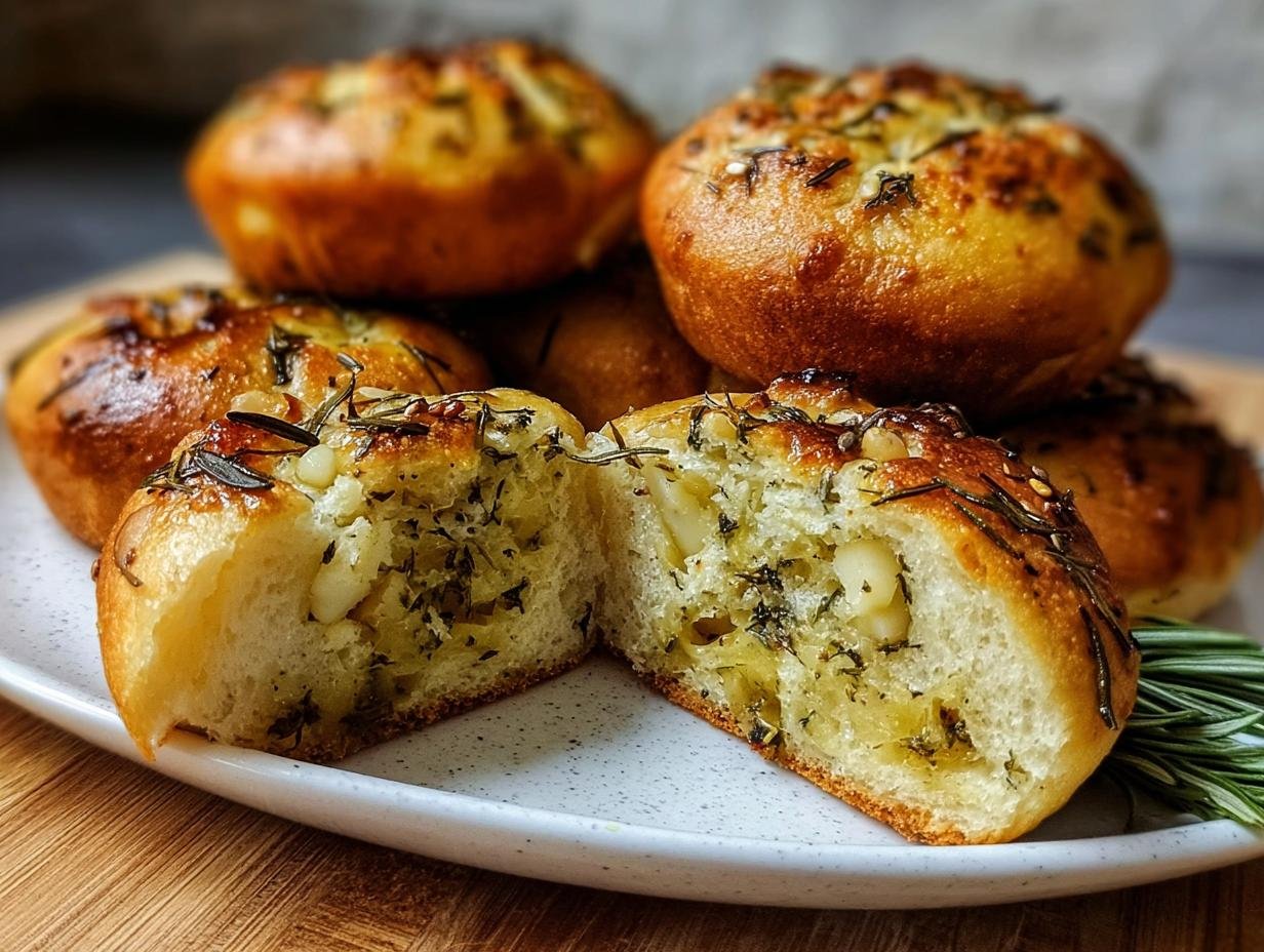 Golden Crust Garlic Rosemary: Amazing 12-Muffin Recipe