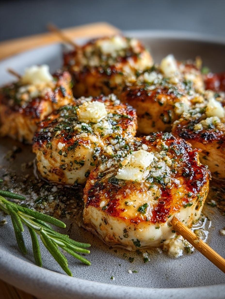Delicious Grilled Ranch Garlic Parmesan Chicken Skewers - Grilled Ranch Garlic Parmesan - additional detail