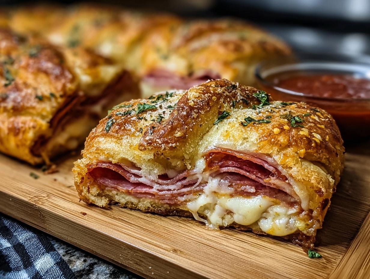 Amazing Italian Crescent Roll Sandwich: 1-Bake Wonder - Italian Crescent Roll Sandwich - additional detail