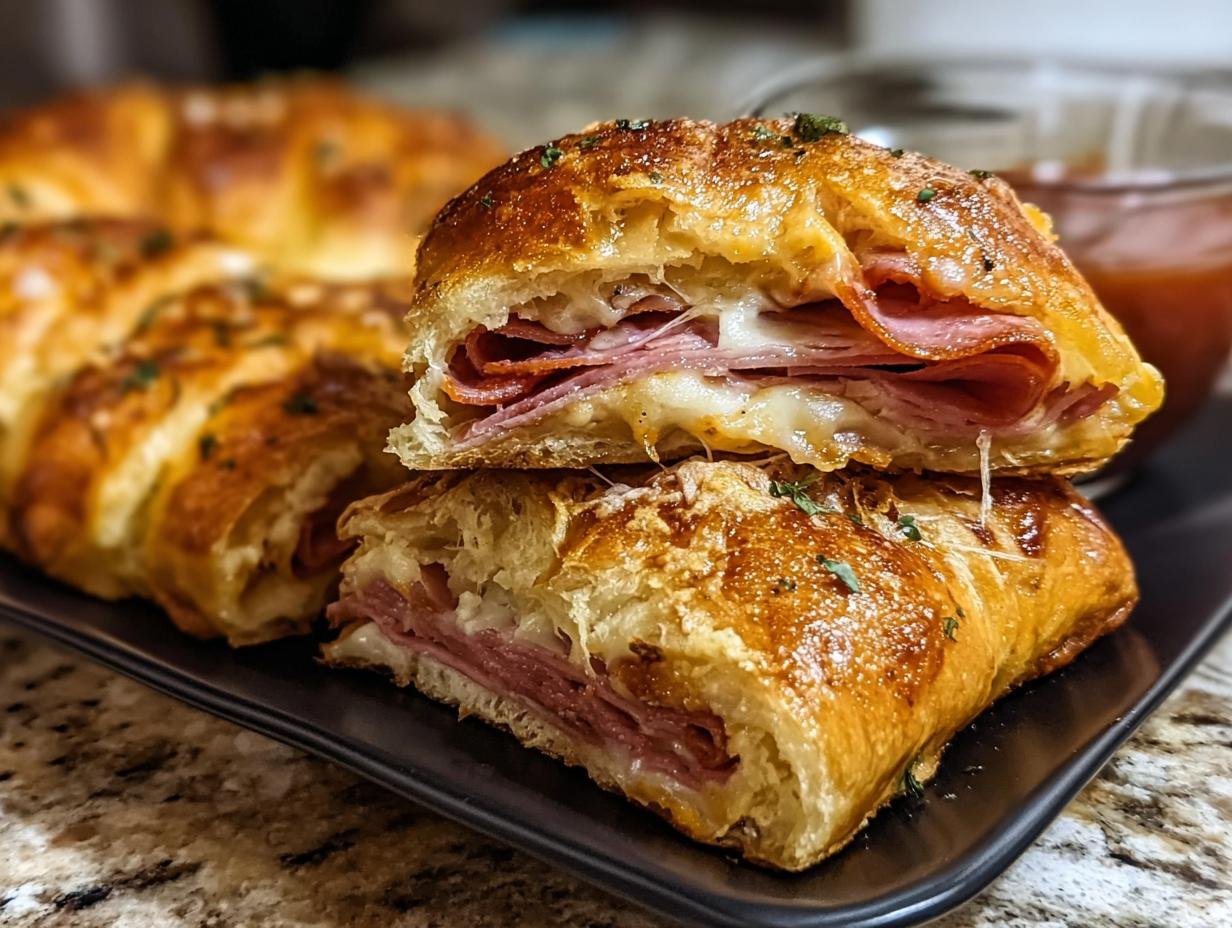 Amazing Italian Crescent Roll Sandwich: 1-Bake Wonder - Italian Crescent Roll Sandwich - additional detail