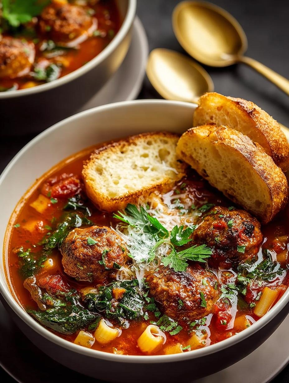 Italian Meatball Soup