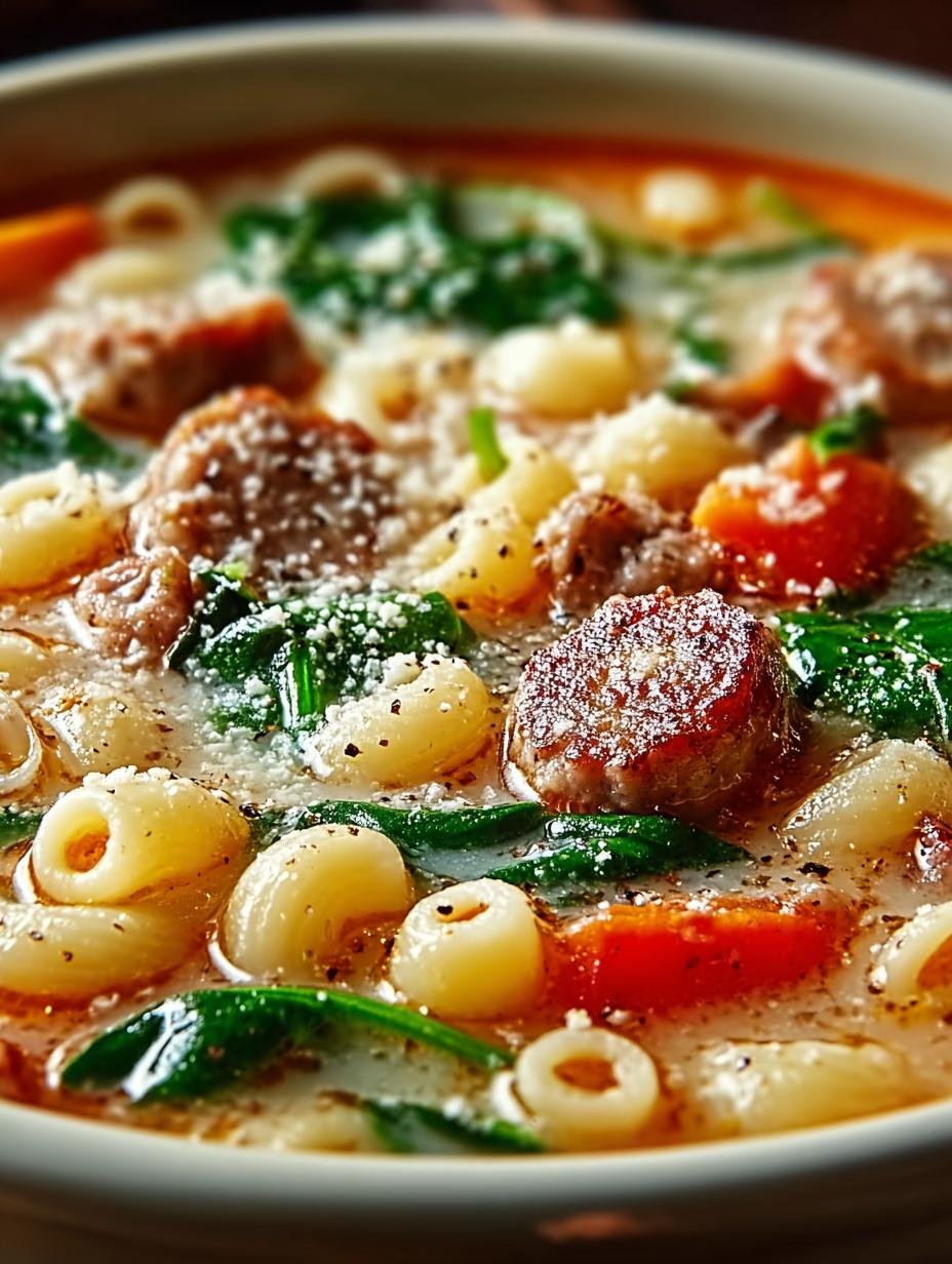 Cozy Italian Sausage Ditalini Soup for Comforting Nights - Italian Sausage Ditalini Soup - additional detail