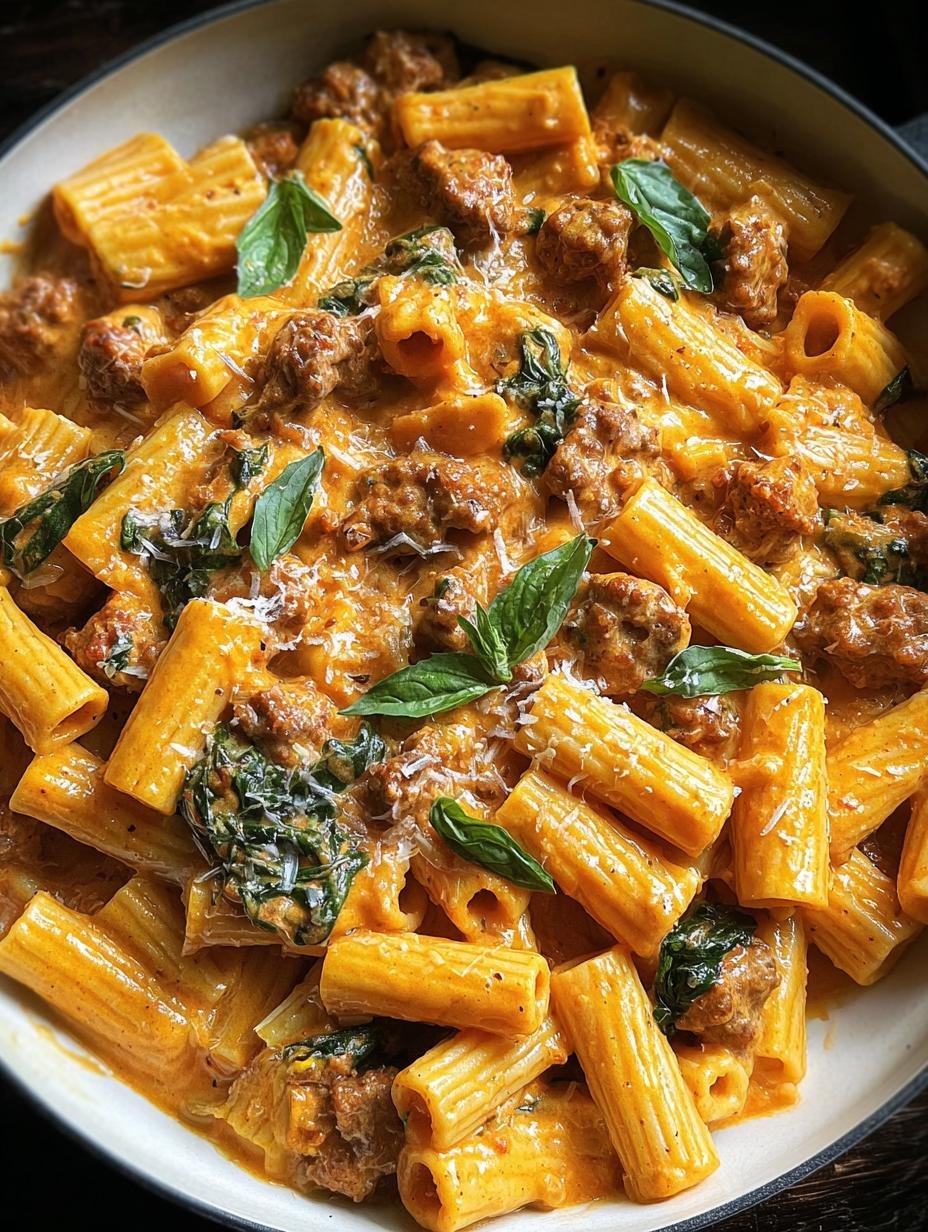 Divine Italian Sausage Rigatoni: 1 Pot Wonder - Italian Sausage Rigatoni - main visual representation