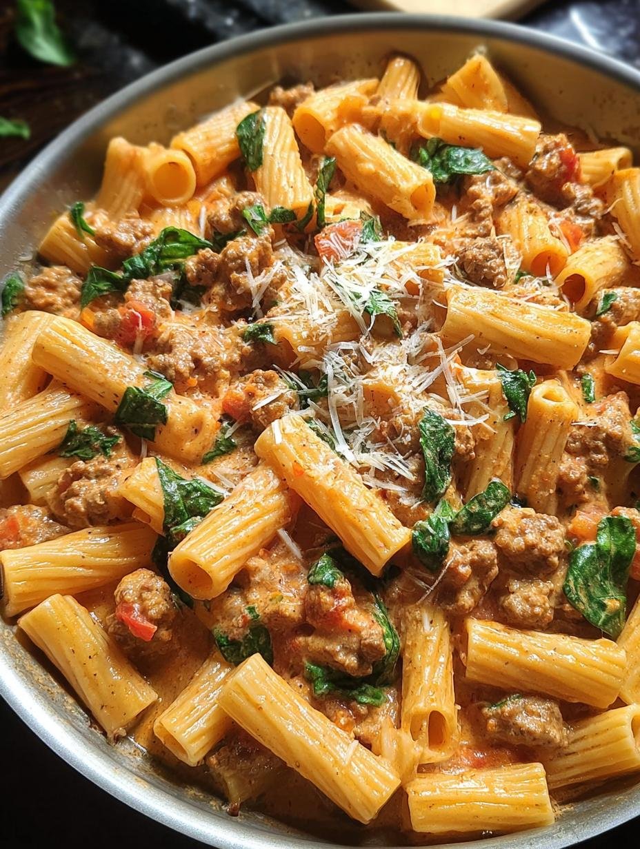 Divine Italian Sausage Rigatoni: 1 Pot Wonder - Italian Sausage Rigatoni - additional detail