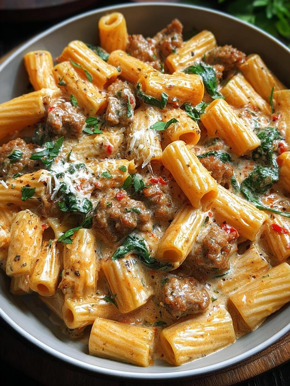 Divine Italian Sausage Rigatoni: 1 Pot Wonder