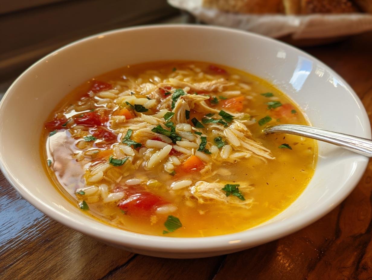Amazing Lemon Chicken Orzo Soup in 30 Mins - Lemon Chicken Orzo Soup - additional detail