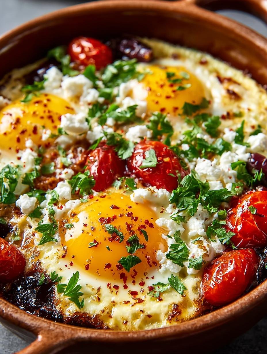 Mediterranean Baked Feta Eggs: 7 Reasons to Love This Dish - Mediterranean Baked Feta Eggs - additional detail