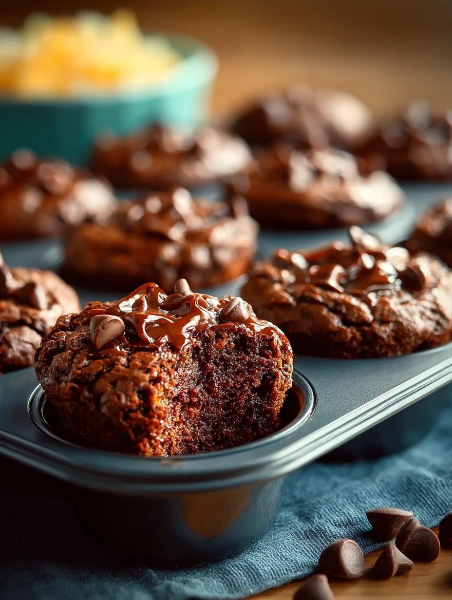 Muffin Pan Brownies: 12 Irresistible Bites of Joy - Muffin Pan Brownies - additional detail