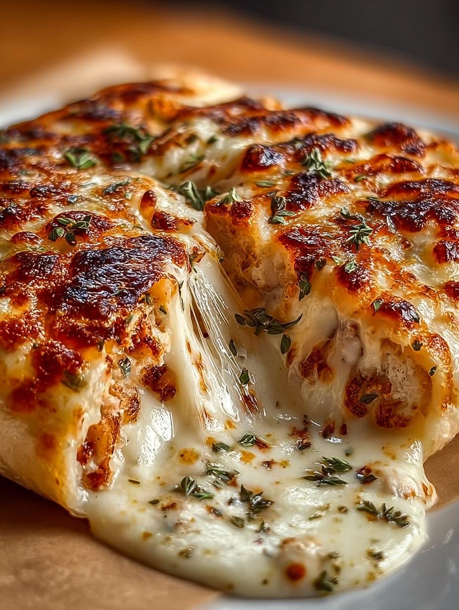 Ooey Gooey Cheesy Garlic Chicken Wraps Delight - Ooey Gooey Cheesy Garlic - additional detail