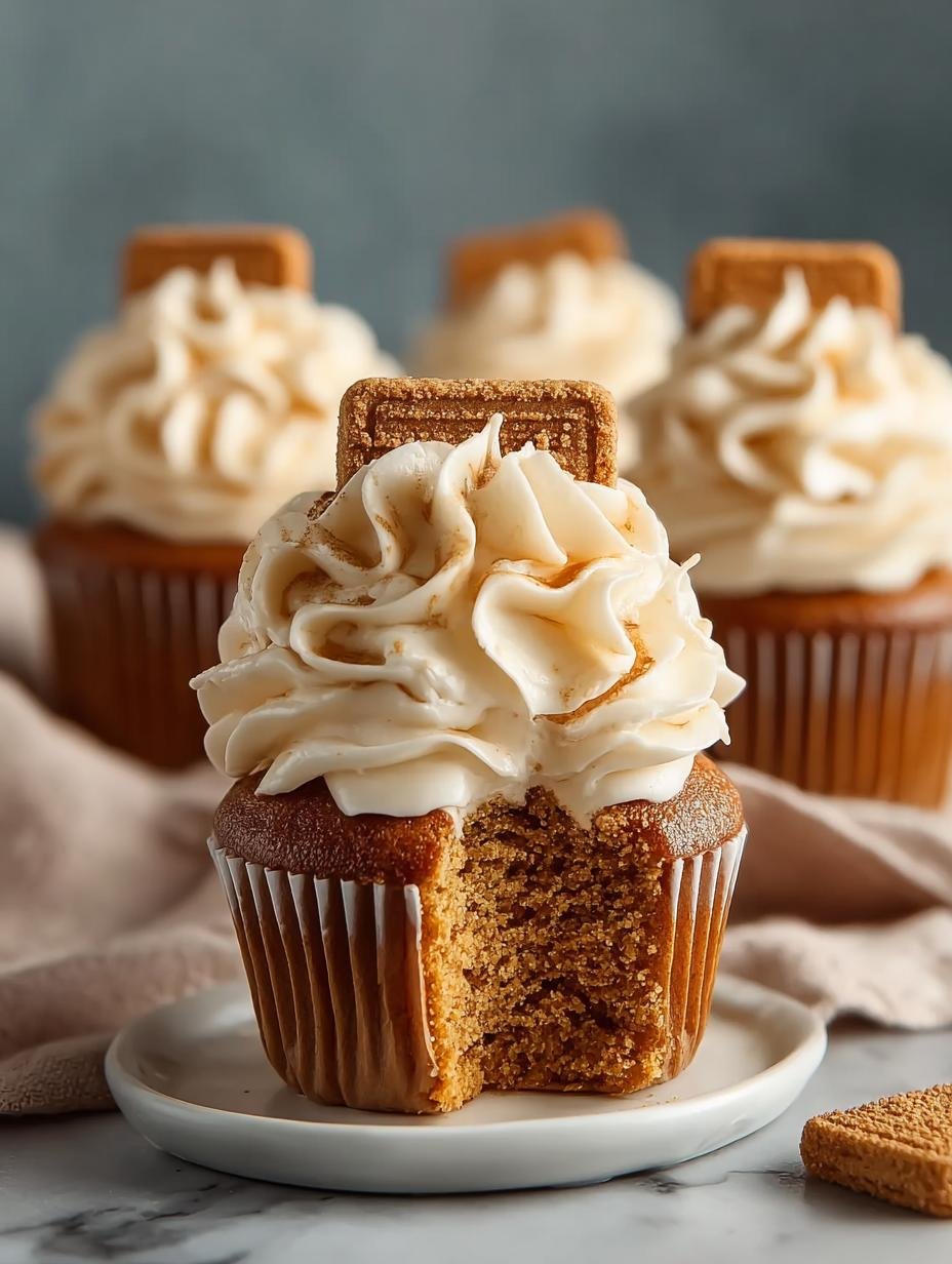 Pumpkin Biscoff Cupcakes with Irresistible Frosting - Pumpkin Biscoff Cupcakes with - main visual representation