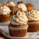 Pumpkin Biscoff Cupcakes with