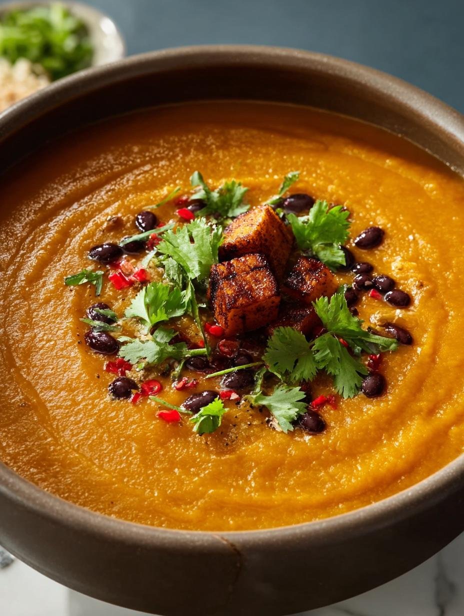 Pumpkin Black Bean Soup