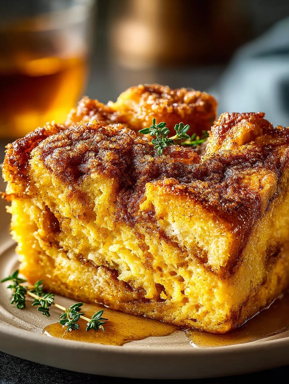 Pumpkin French Toast Casserole: 8 Ways to Enjoy Fall Flavors - Pumpkin French Toast Casserole - additional detail