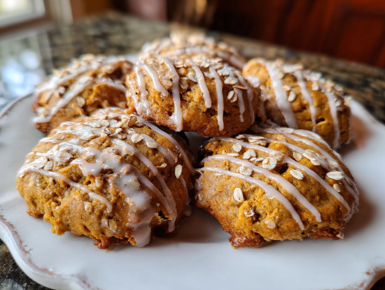 Amazing Pumpkin Oatmeal Cookies: 12 Minute Bake - Pumpkin Oatmeal Cookies - main visual representation
