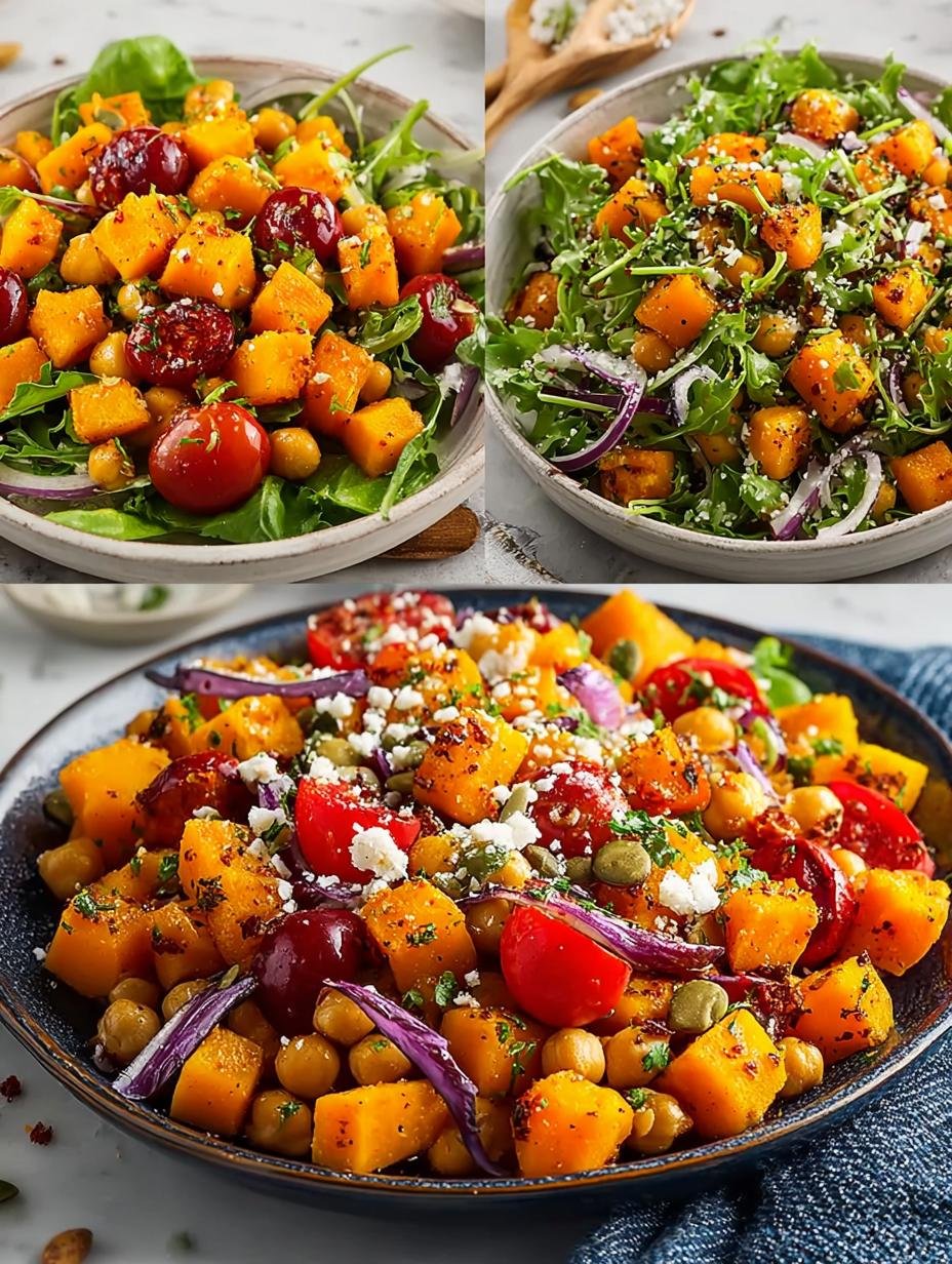 Delicious Roasted Pumpkin Chickpea Salad Recipe