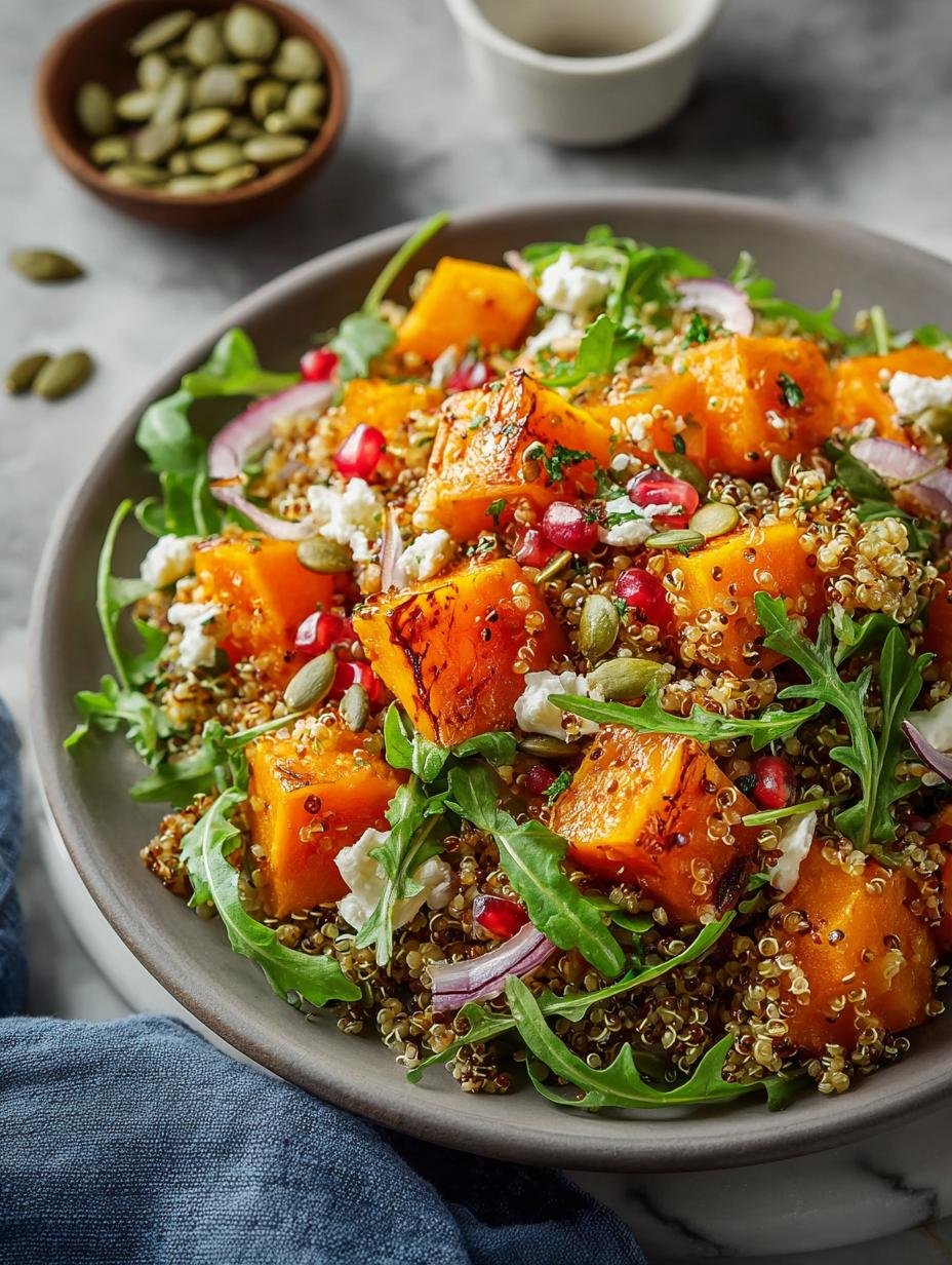 Roasted Pumpkin Quinoa Salad