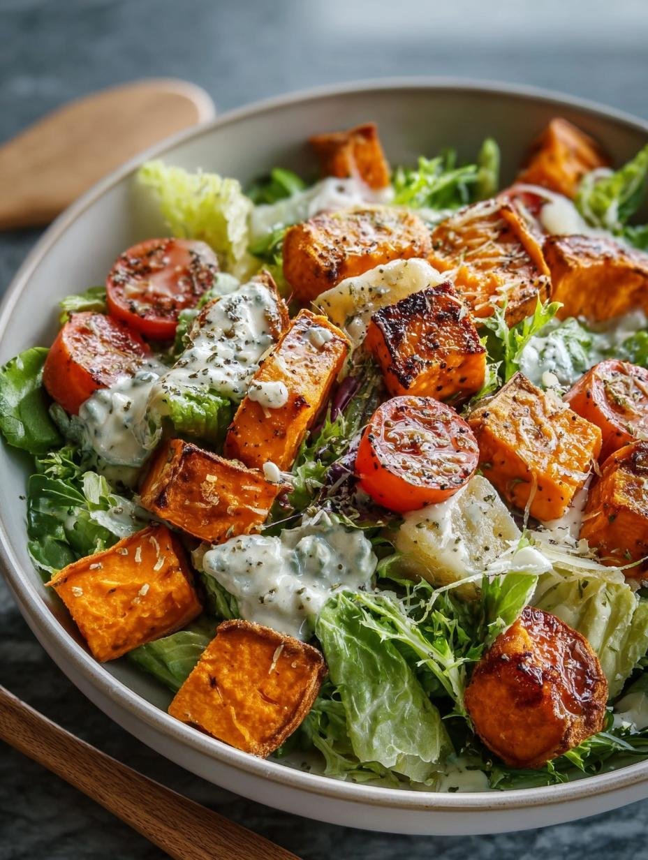 Roasted Sweet Potato Caesar