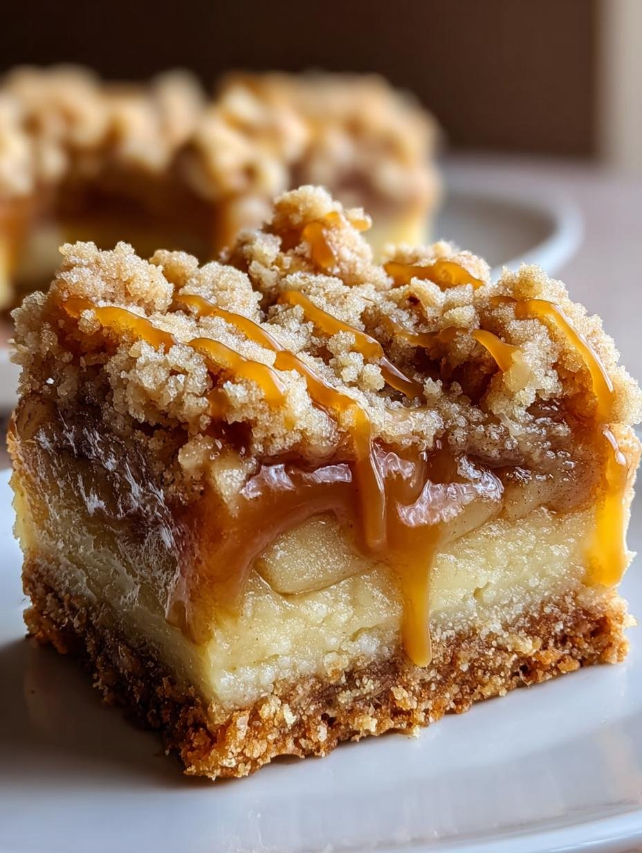 Salted Caramel Apple Crumble