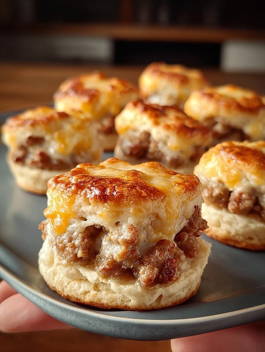 Sausage Cream Cheese Biscuit Bites: 24 Savory Delights